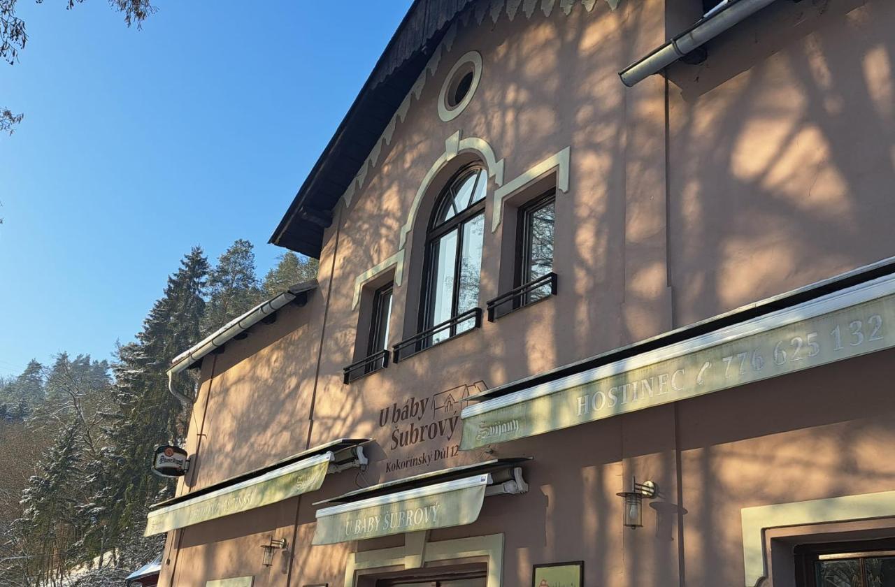 Penzion A Restaurace U Baby Subrovy Hotel Kokorin Kültér fotó