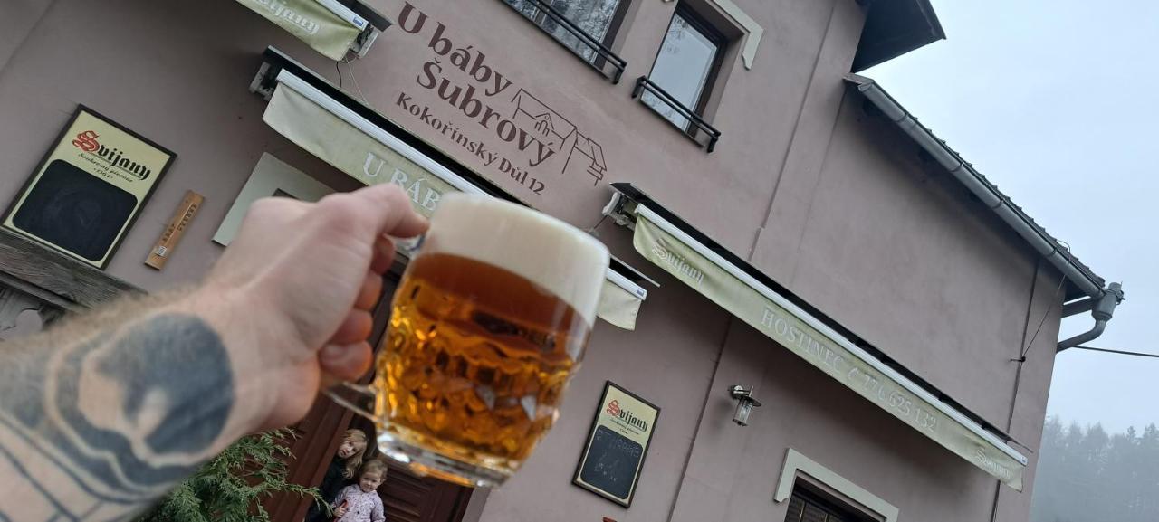 Penzion A Restaurace U Baby Subrovy Hotel Kokorin Kültér fotó